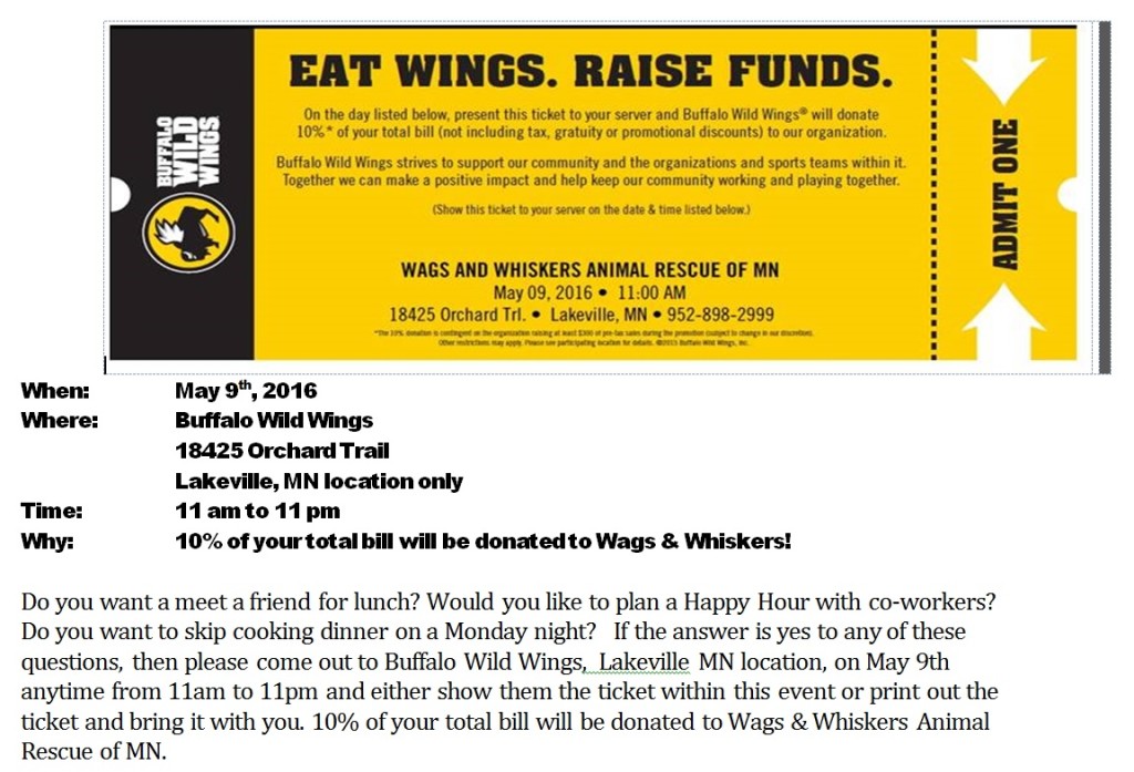 Buffalo Wild Wings 05.09.16